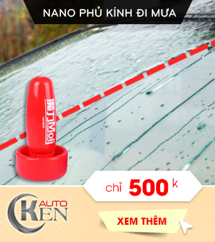 Nano phủ kính đi mưa xe hơi